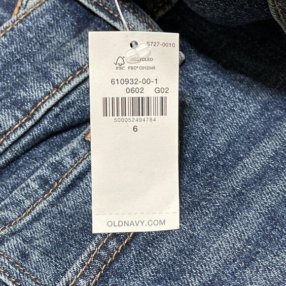New Old Navy Jeans Women's Boyfriend Mid-Rise Size 6 Stretch - Picture 7 of 7